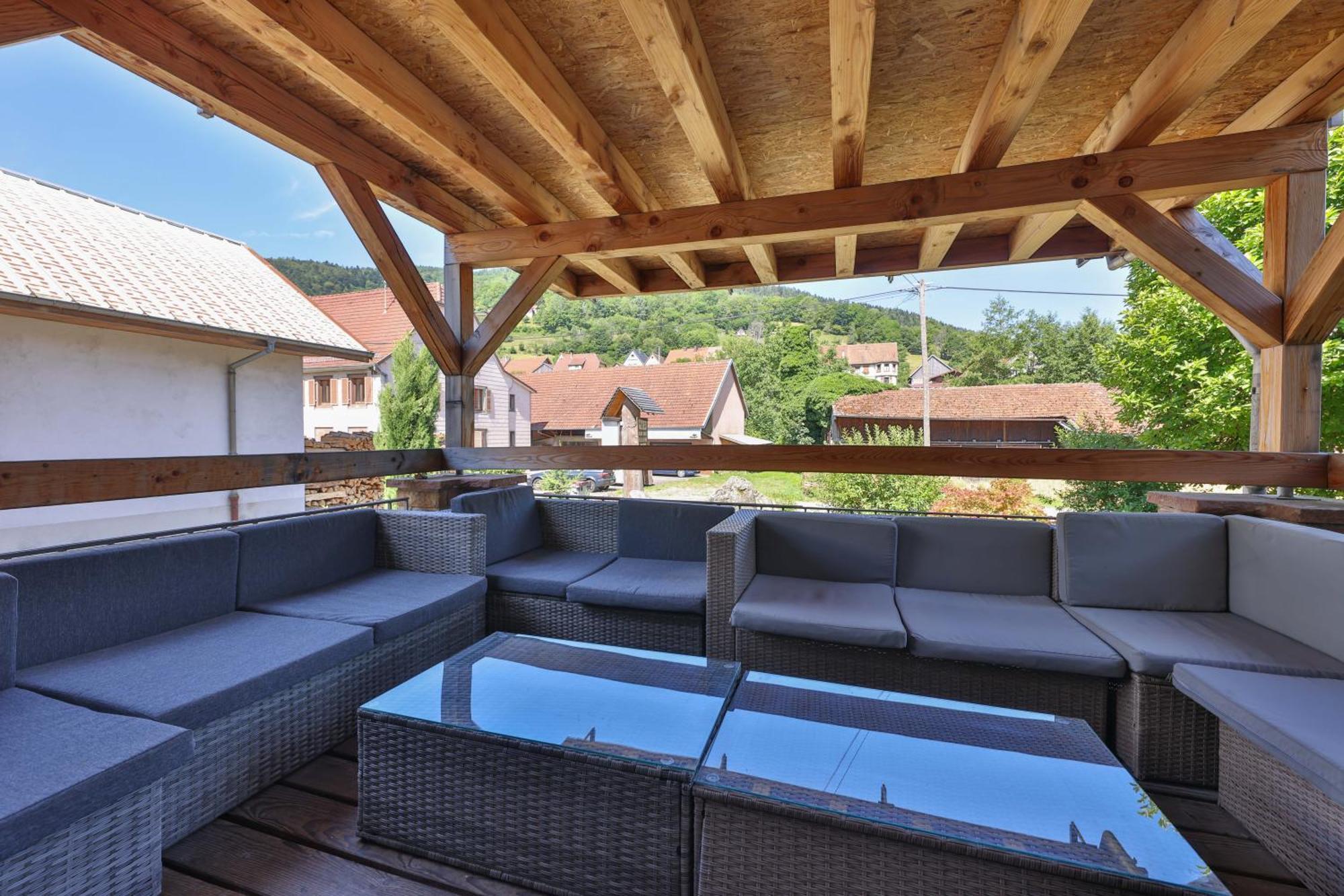 Locations Des 3 Sommets Avec Sauna Et Spa En Alsace Sondernach Bagian luar foto